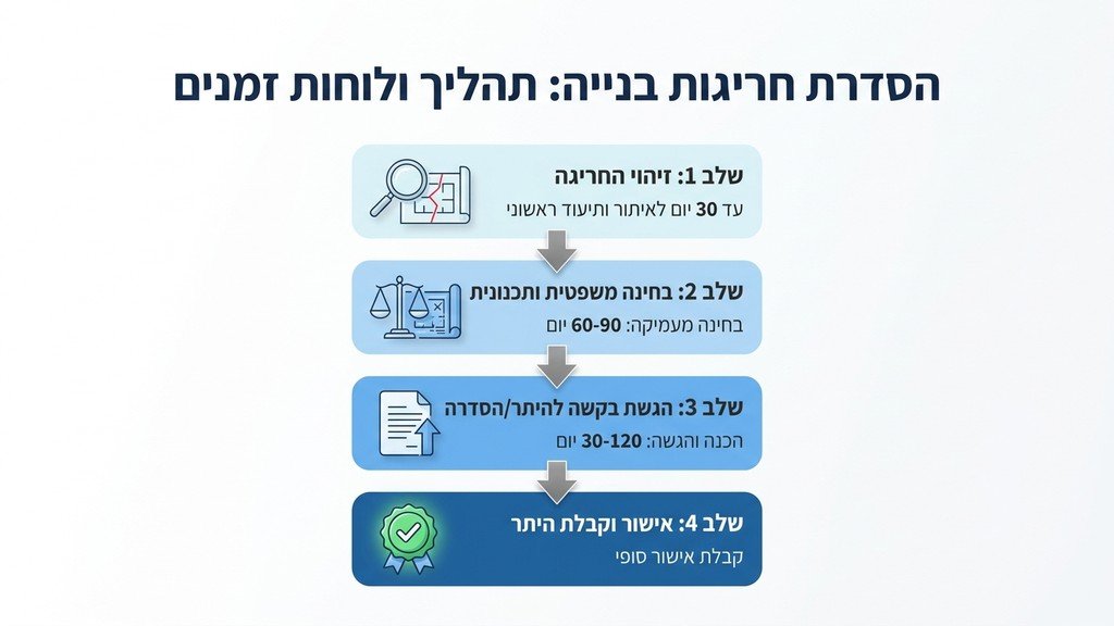 בדיקת לוחות זמנים והתיישנות בחוק התכנון והבנייה