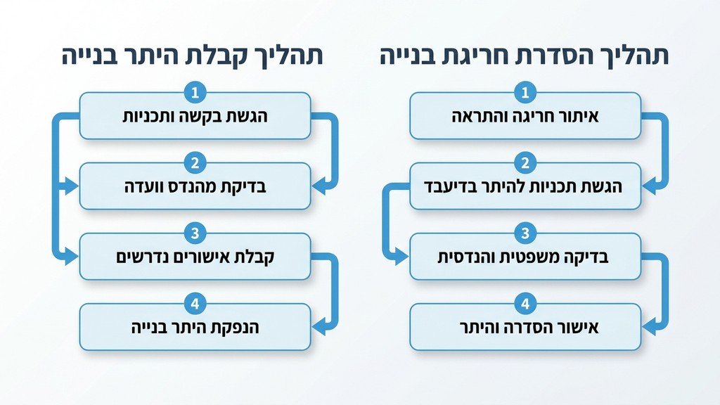 עורך דין תכנון ובנייה בוחן מסמכי רישוי ושרטוטים