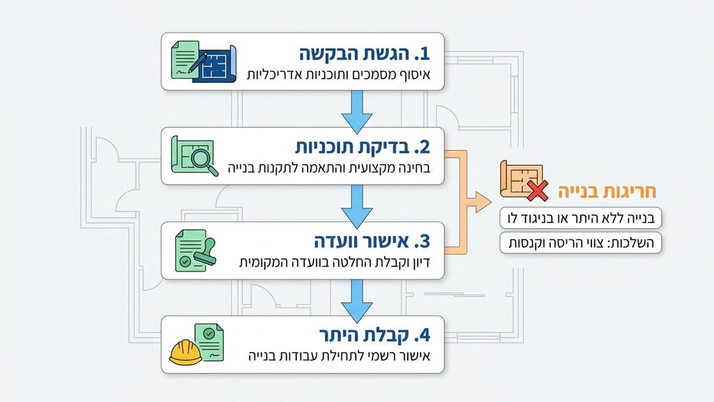 תוכניות אדריכליות ואישורי בנייה לגן ילדים