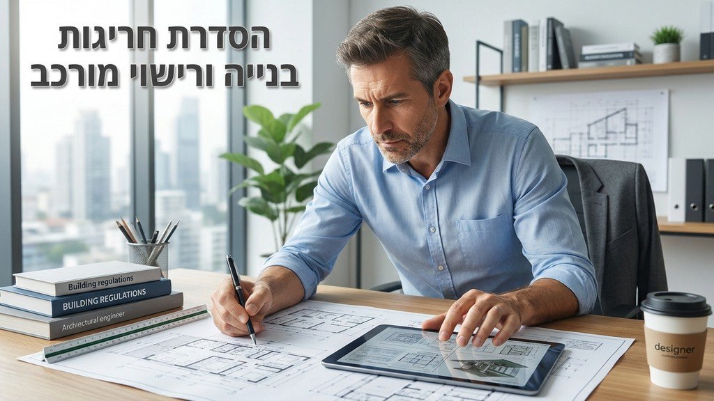 נוצר על ידי מודל בינה מלאכותית Gemini Pro ייעוץ להסדרת חריגות בנייה עם בנייה 24
